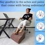 Lámpara Reposapiés para debajo del escritorio en el trabajo. Taburete de tres niveles multifuncional, con reposapiés lavable. para debajo del escritorio, silla de oficina, silla de juego y sofá