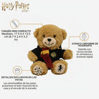 Harry Potter Peluche de oso Gryffindor, mini peluche de Hogwarts con bata y
