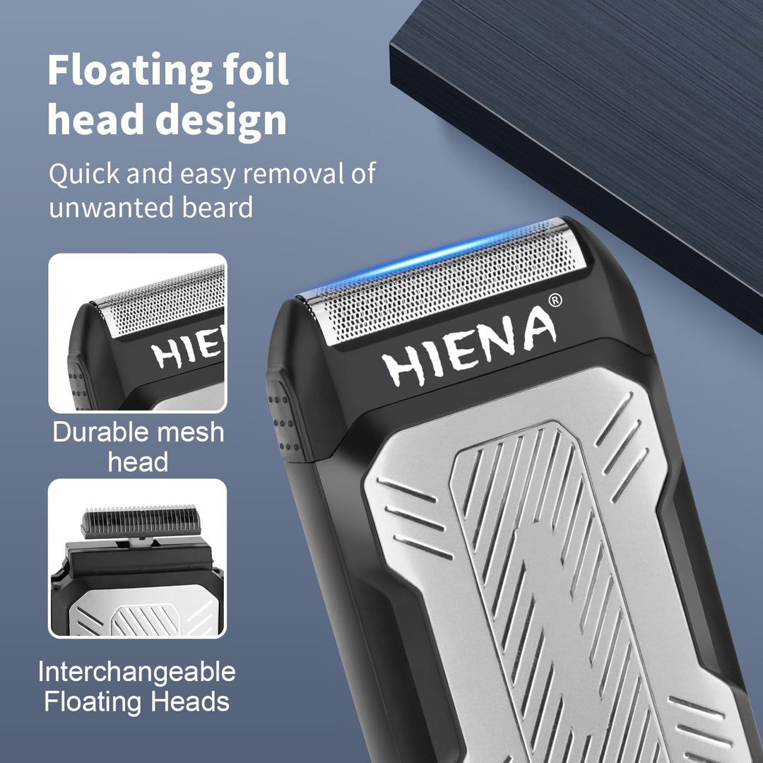 HIENA PRO - Cortadora de pelo inalámbrica para hombre, kit de peluq...