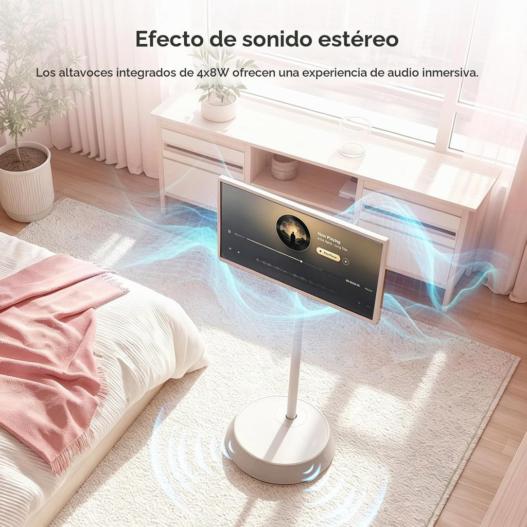 KTC Monitor portátil inteligente 4K MEGAPAD, certificado Google EDLA, A32Q7