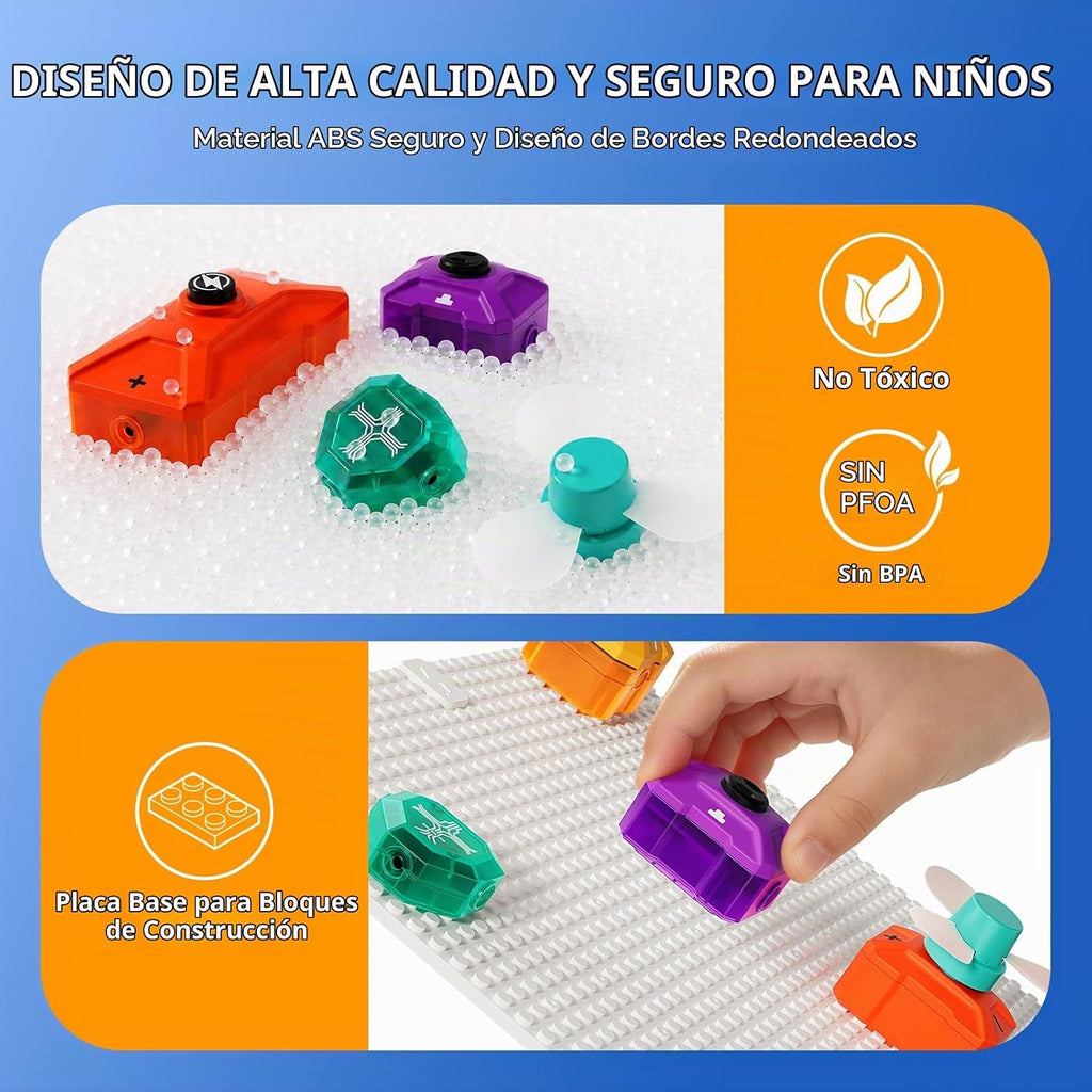 Kits de Ciencia para Niños, 38 Componentes de Circuitos, 220+ Proyectos de STEM