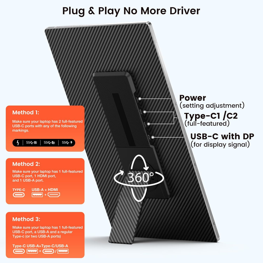 UK BONITOYS Extensor de pantalla para laptop de 15.6 pulgadas, exte...