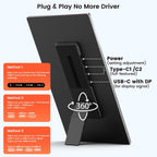 UK BONITOYS Extensor de pantalla para laptop de 15.6 pulgadas, exte...