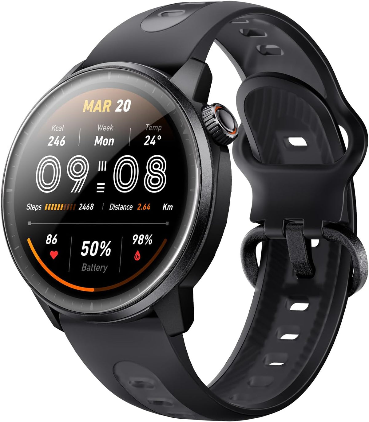 mibro AeroPace - Reloj inteligente con GPS para correr, ligero, 1.732 in
