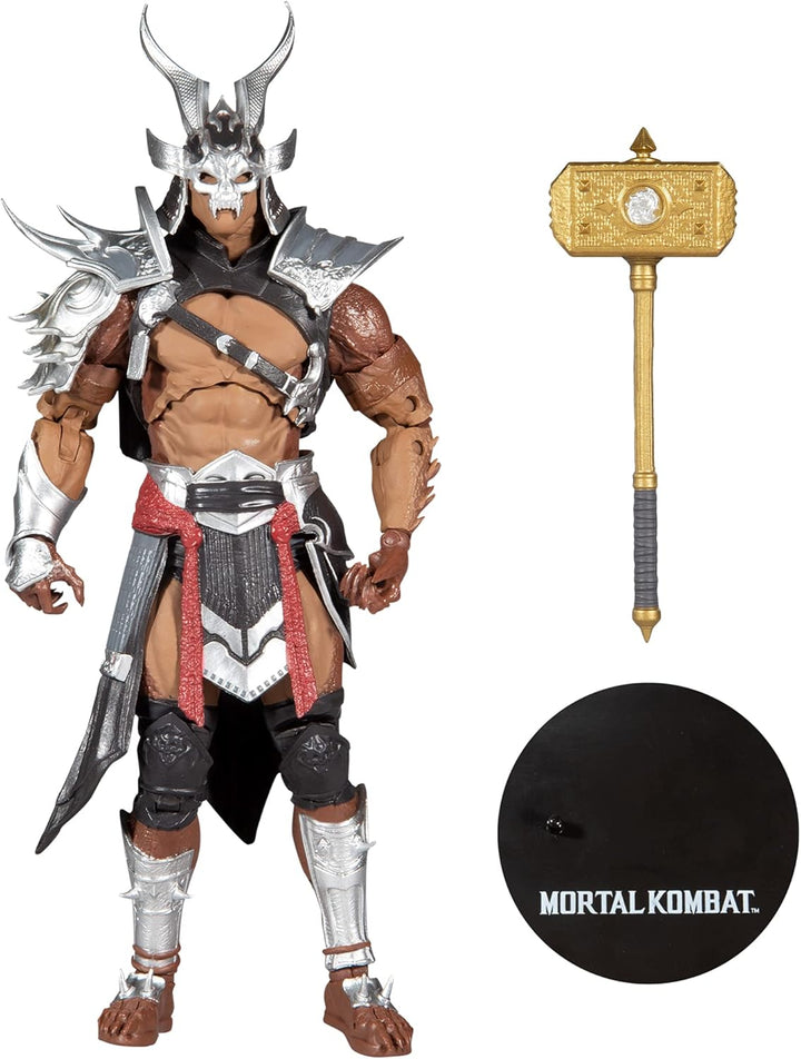 McFarlane Toys Mortal Kombat Shao Kahn (Platinum Kahn) Figura de ac...