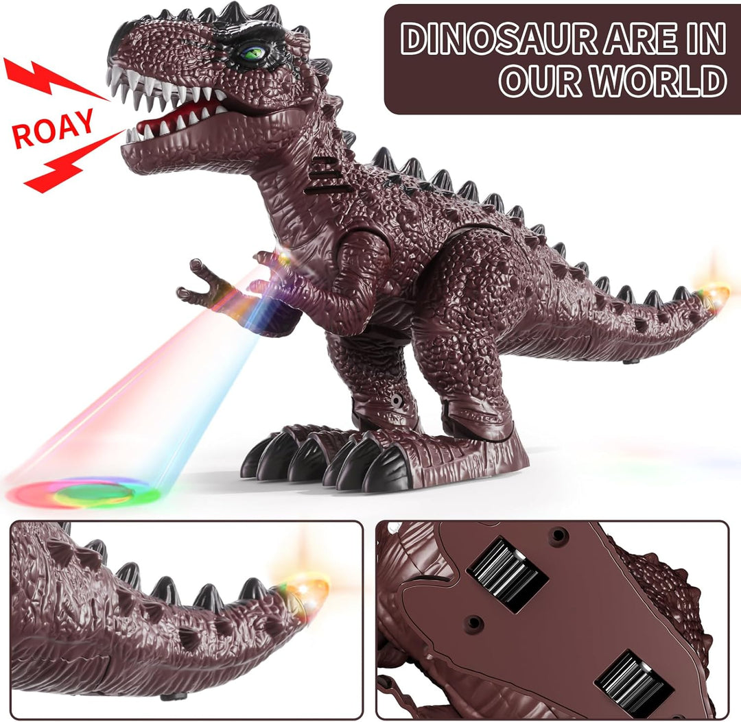 Paquete de 3 juguetes electrónicos de dinosaurios