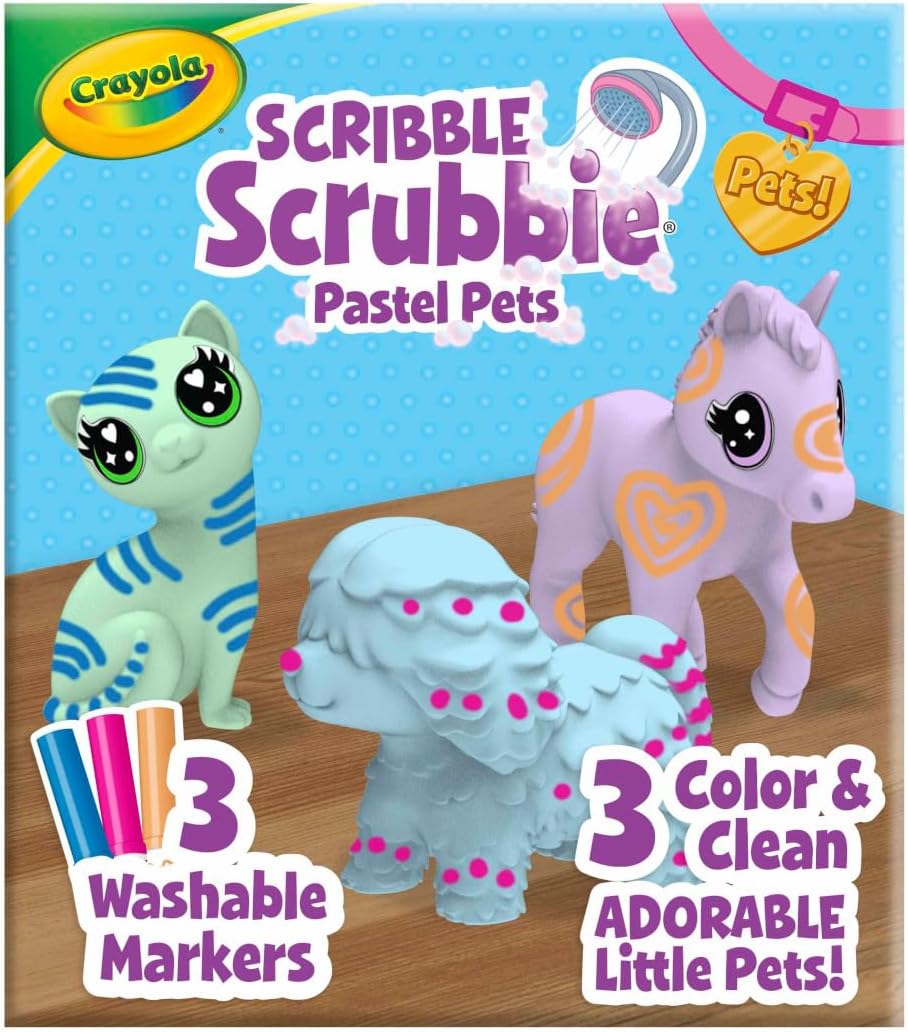 Crayola Scribble Scrubbie Pets - Juego de recambio y expansión de m...