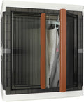 Armario, armario, armario de almacenamiento plegable, caja útil con gran capacidad, 37.5 galones (142 L), apilable, fácil almacenamiento de ropa, sin instalación