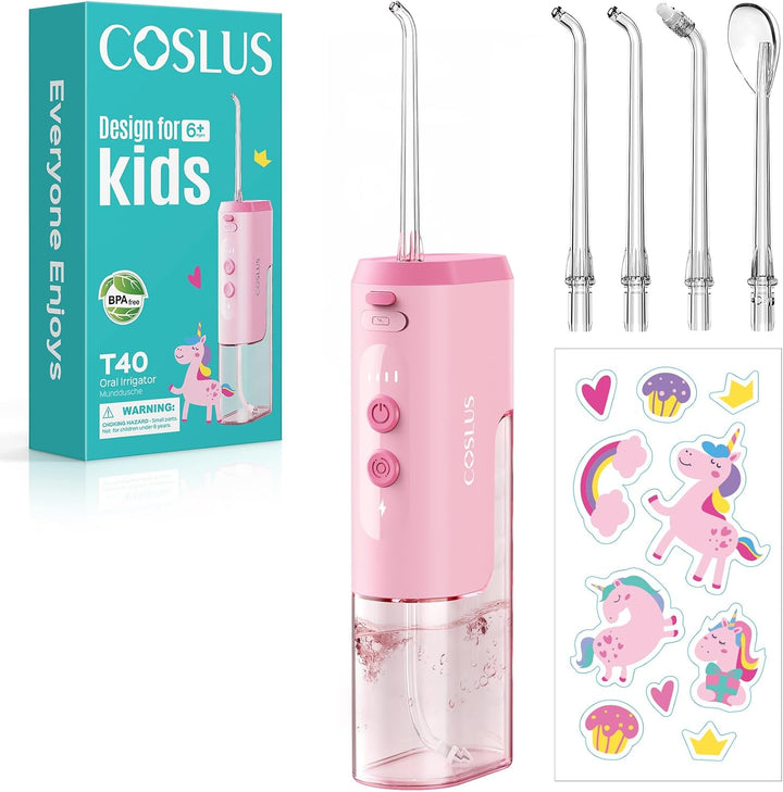 COSLUS - Irrigador de agua portátil para niños: 4 modos suaves para...