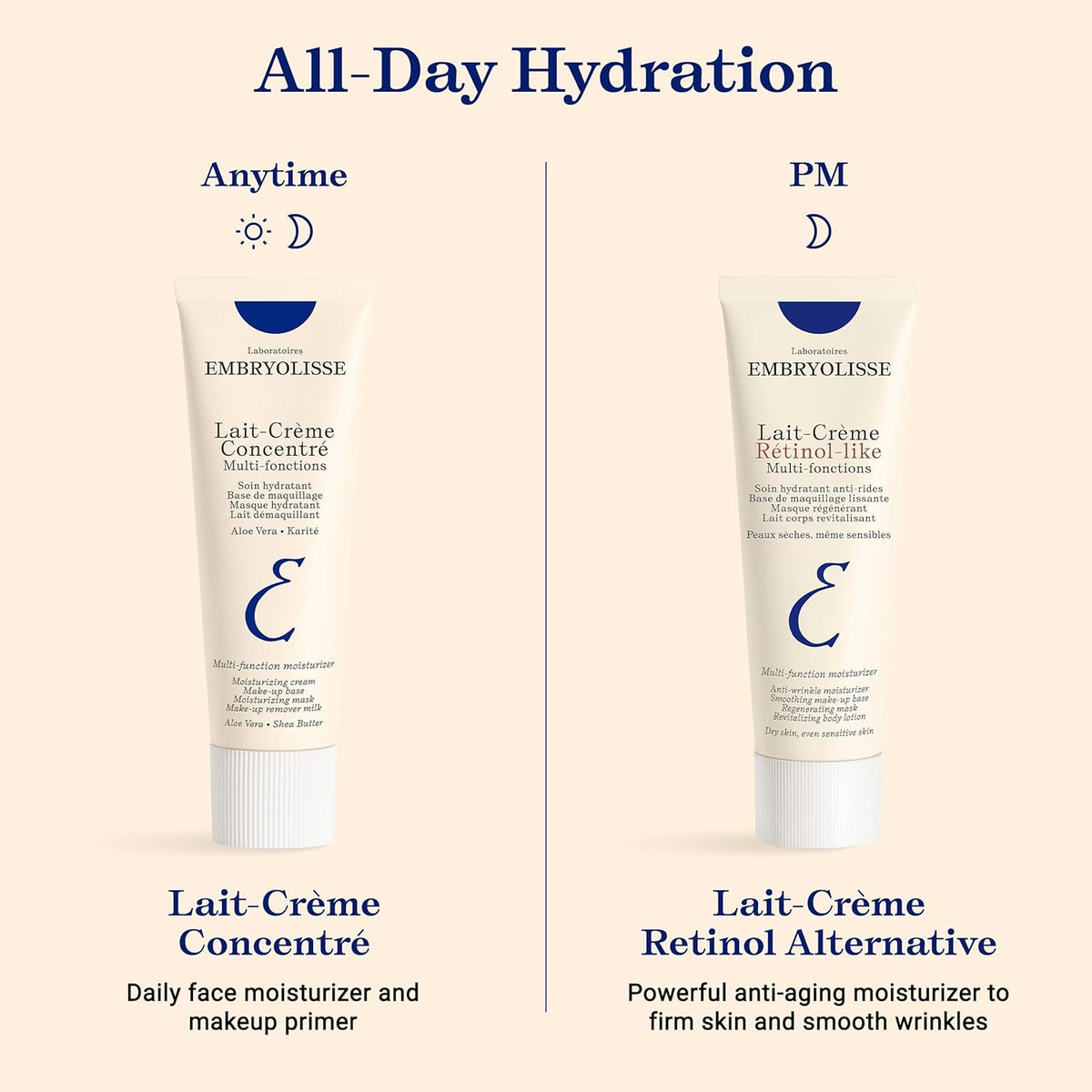 Embryolisse Lait-Crème Concentré, Multifunction Daily Face Moisturi...