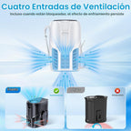 DeeKom Ventilador de cintura personal portátil y ventilador de cuel...