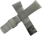 NZZXTO Correa de reloj de acero inoxidable de repuesto para reloj Skagen unisex con tornillo correa delgada 0.984 in-0.787 in SKW6140