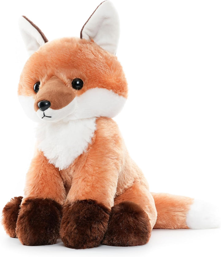 WEIGEDU - Lindo zorro rojo de peluche con cola grande y suave | Reg...