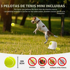 ALL FOR PAWS - Lanzador automático de bolas para perros, juguete interactivo para perros pequeños a medianos, máquina lanzadora de mascotas recargable para jugar en interiores y exteriores