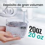 COSLUS E1 - Hilo dental eléctrico de agua, presión profesional 12, negro