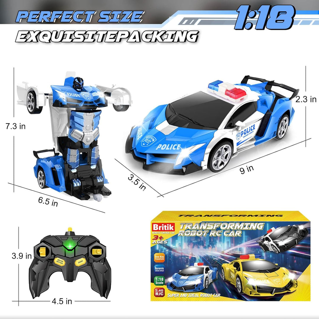 Britik Auto a control remoto transformable - Coches RC, transformac...