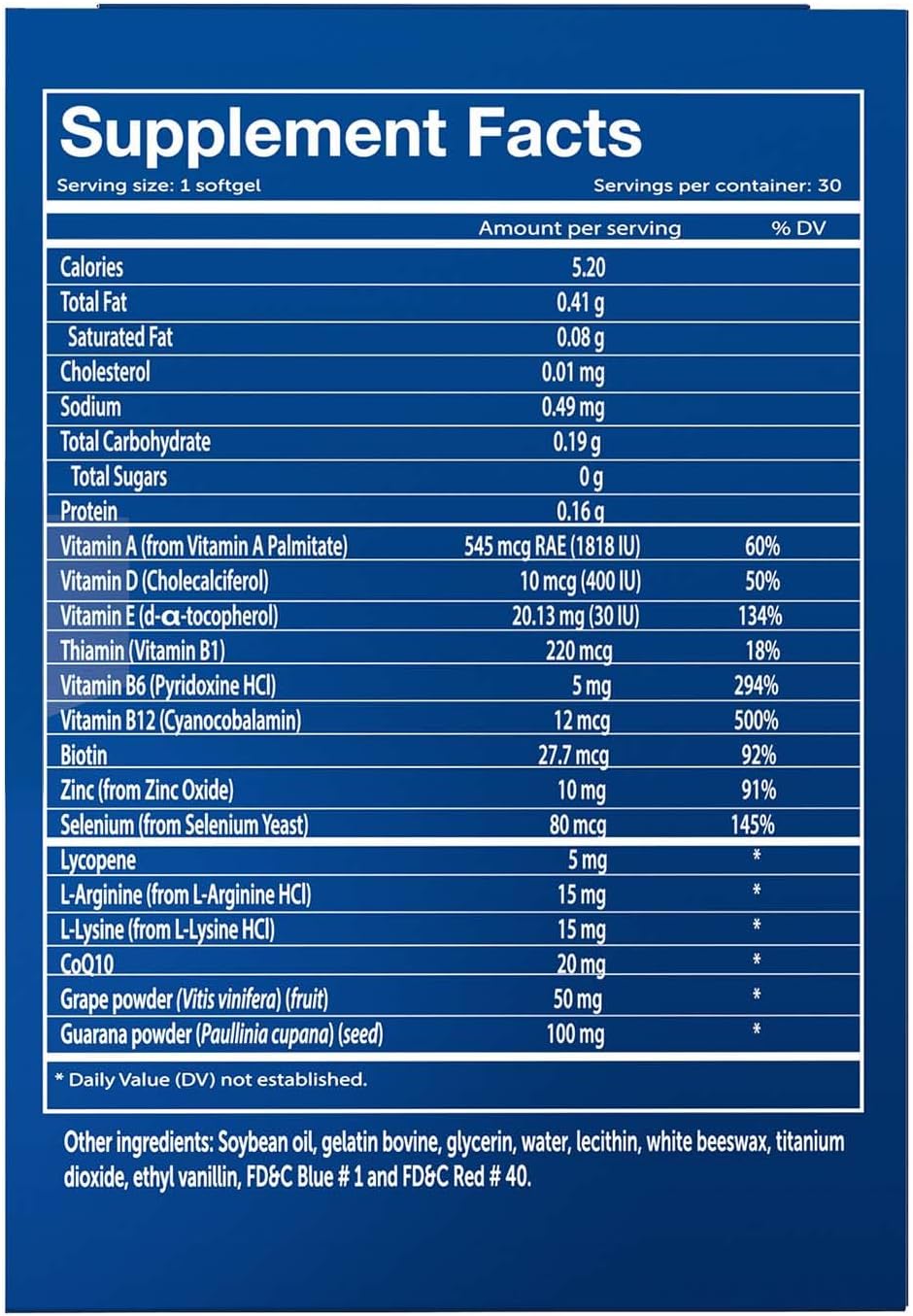 Vivioptal para hombres, 30 cápsulas, CoQ10, licopeno y resveratrol,...