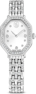 Colección de Relojes de Cristal Swarovski Dextera, Hecho en Suiza, Correa de Metal, Acero Inoxidable, Acabados en Plateado o Dorado