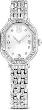 Colección de Relojes de Cristal Swarovski Dextera, Hecho en Suiza, Correa de Metal, Acero Inoxidable, Acabados en Plateado o Dorado
