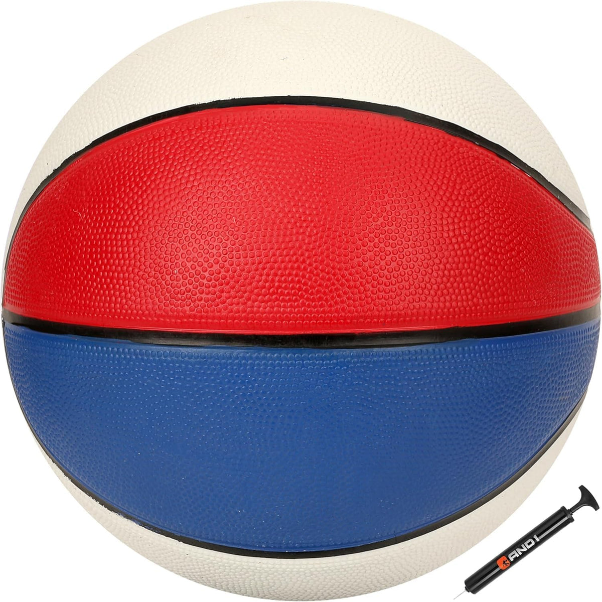 AND1 Xcelerate - Balón de baloncesto de goma, tamaño reglamentario oficial