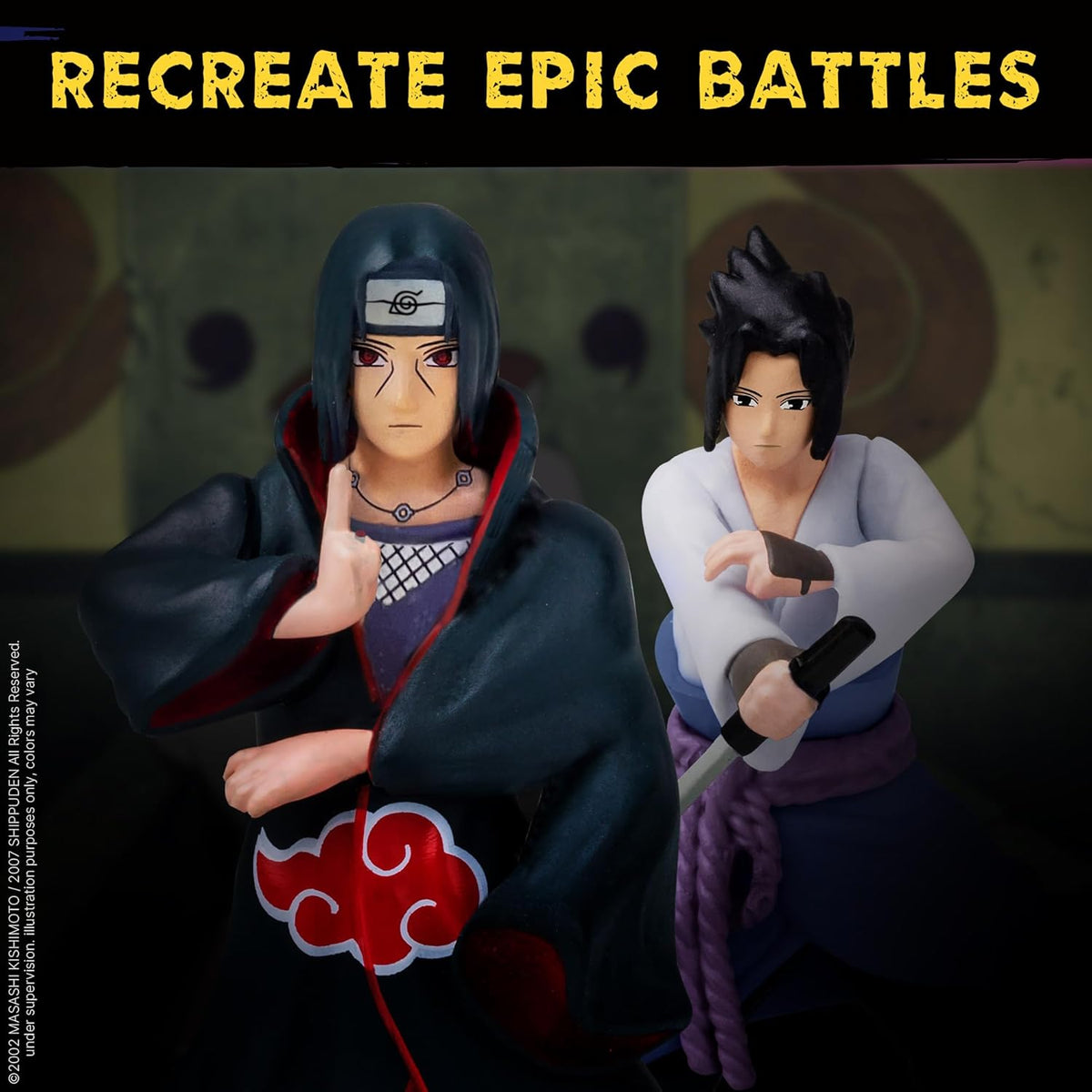 P.M.I. Naruto Shippuden - Mini figuras coleccionables de 12 unidades, caja de lujo, Assorment B