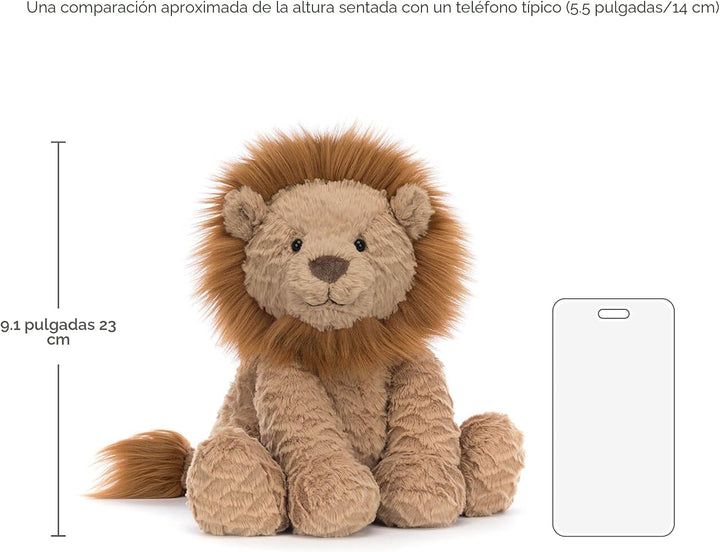 León Fuddlewuddle por Jellycat, medio