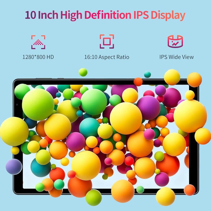 NEWISION Tablet 10 pulgadas Android 16, 8GB RAM 32GB Almacenamiento...