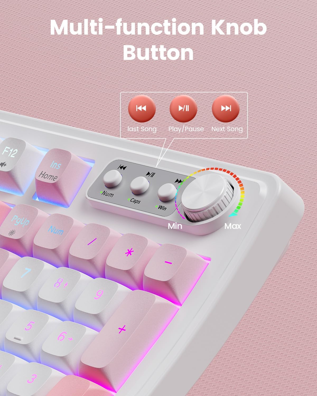 SABLUTE Teclado y mouse para juegos con cable, teclado y mouse con...