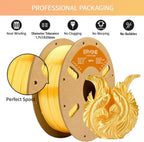 ERYONE Filamento PLA de seda para impresora 3D de 0.069 in +\/- 0.0...