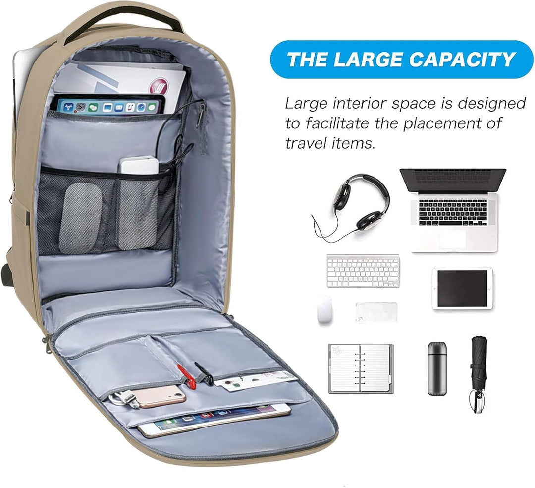 MOSISO Mochila para laptop de 15.6-16 pulgadas de 35L con puerto de...