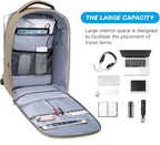 MOSISO Mochila para laptop de 15.6-16 pulgadas de 35L con puerto de...