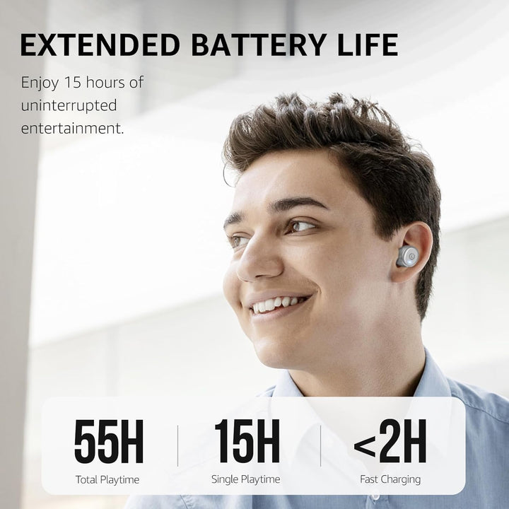 TOZO Auriculares inalámbricos T10 Bluetooth 5.3, aplicación para pe...