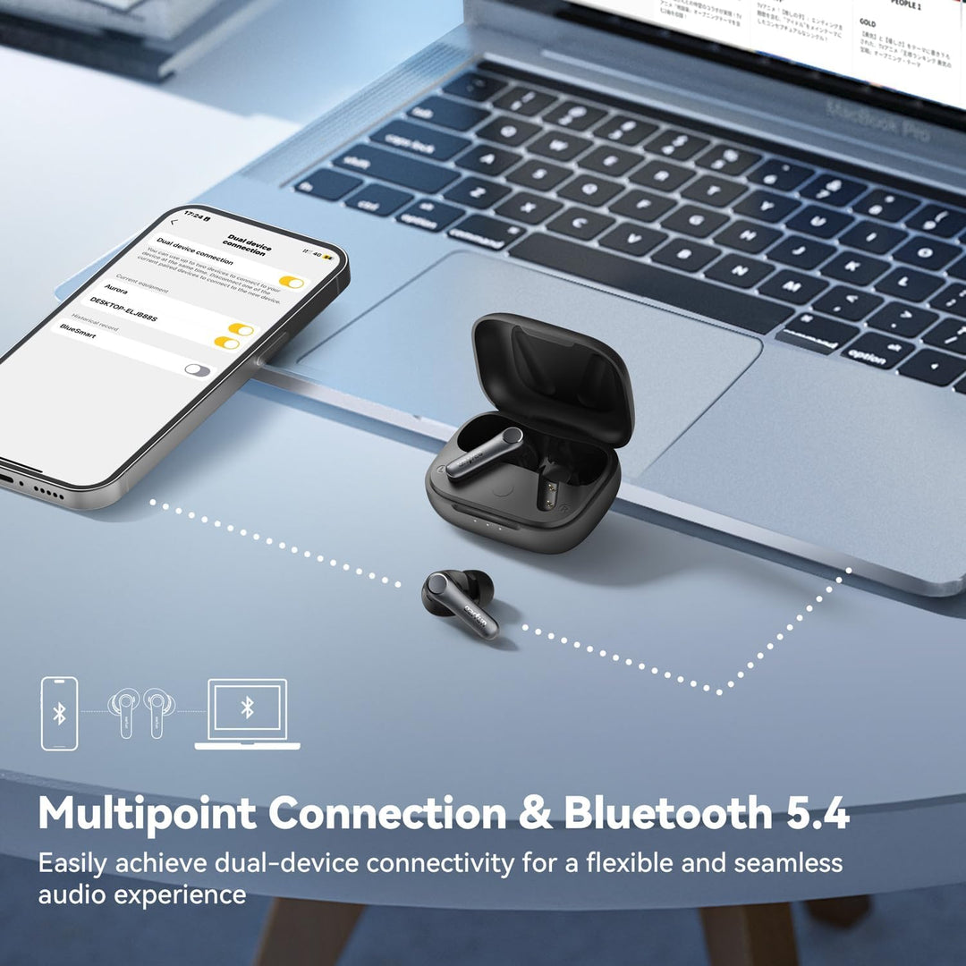 EarFun Air Pro 4 Auriculares inalámbricos con cancelación de ruido...