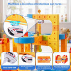 Gofunly Electric Train Set para Kids: 159 Pcs 3D Flexible Race Track Kit