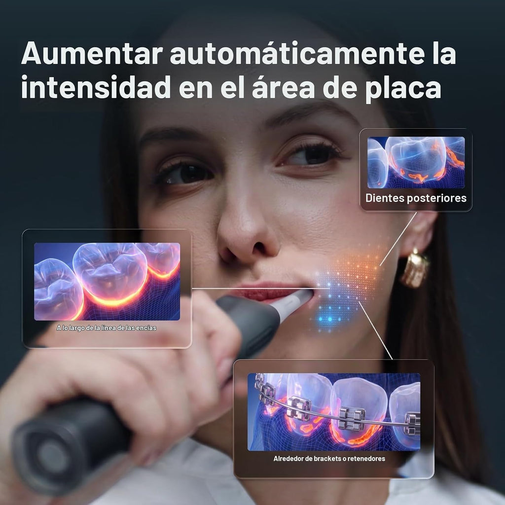 usmile Cepillo de dientes eléctrico D50 OralCam, imagen e información de