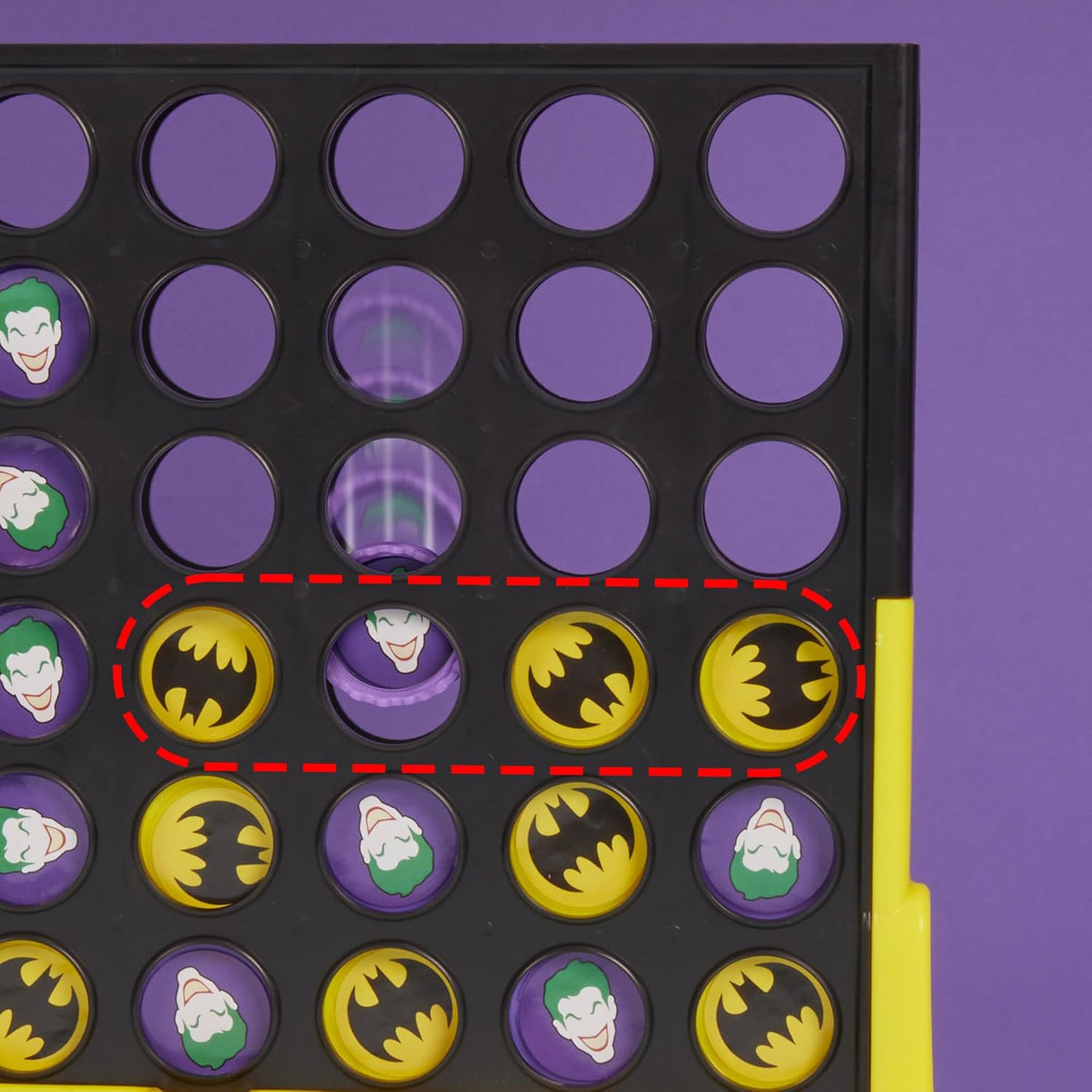 Connect 4 Batman Game Juego 4 en fila con temática de