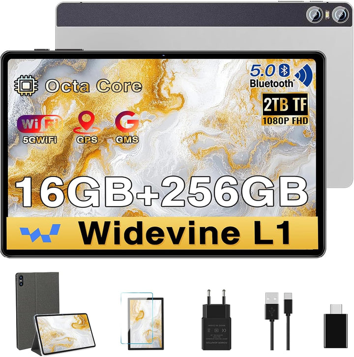 SEBBE Tablet Android 2026 de 11 pulgadas, pantalla Gemini AI 2K, 16...