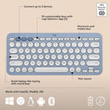 Logitech Pebble 2 Combo para Mac, Teclado y Mouse Inalámbricos, Del...