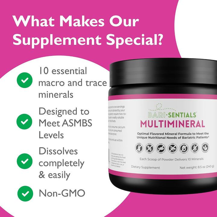 R-Kane Nutritionals Barisentials - Suplemento multimineral bariátri...