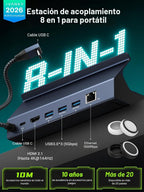 iVANKY ROG Xbox Ally X (2025)/ROG Ally Dock, estación de acoplamiento 8 en