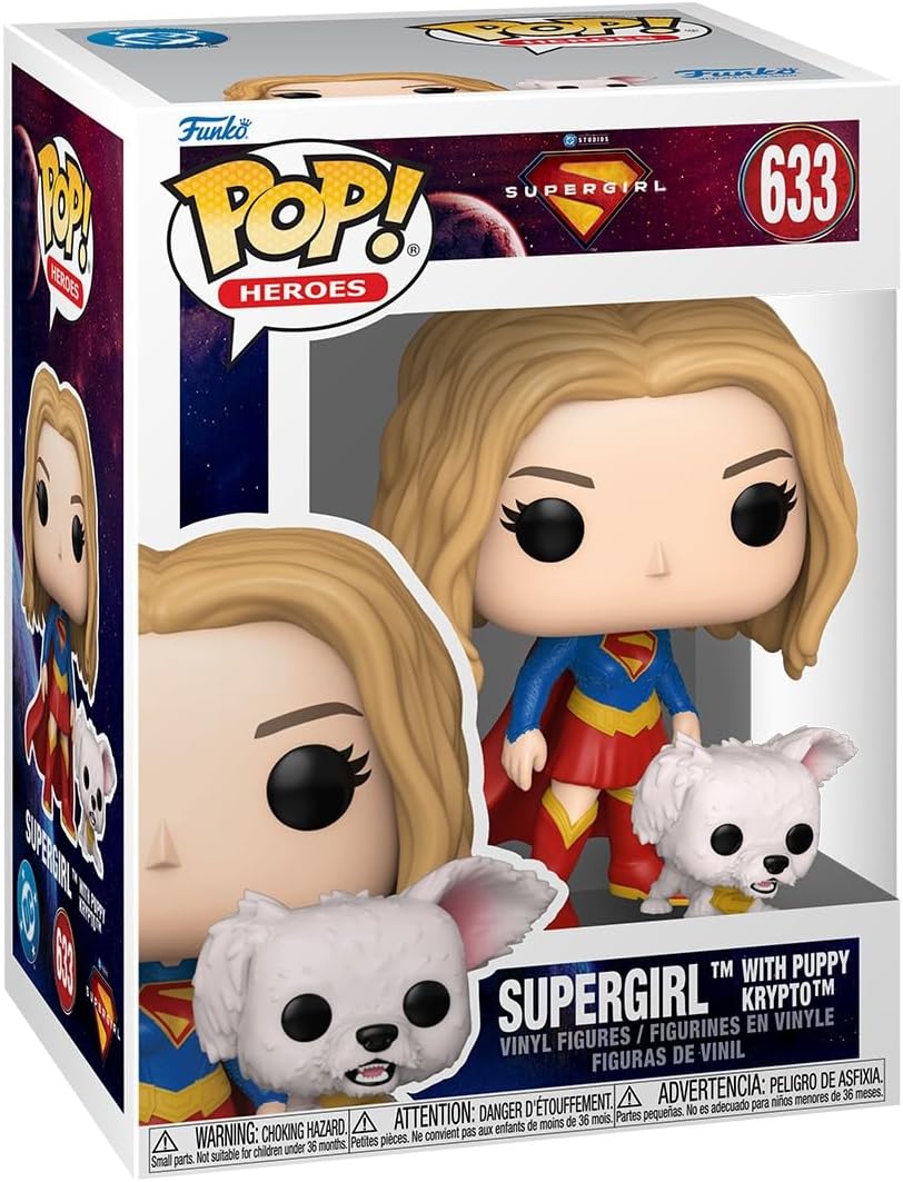 Funko Pop! &amp; Buddy: Supergirl - Supergirl with Puppy Krypto - C...