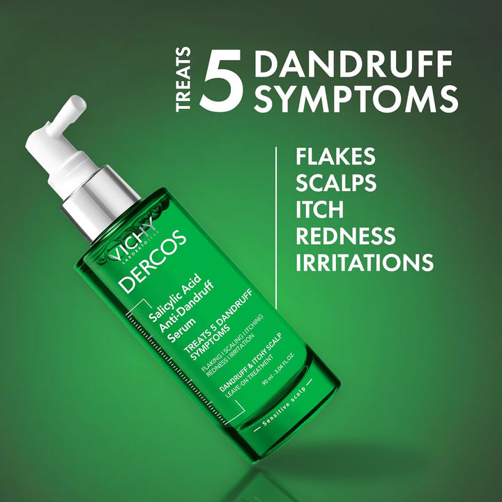 Dercos Dandruff Shampoo, Antifungal Dry Scalp Treatment &amp; Itchy...