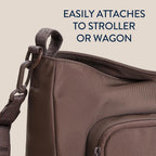 Itzy Ritzy Belong Cargo Caddy Organizador de cochecito y bolsa cruzada