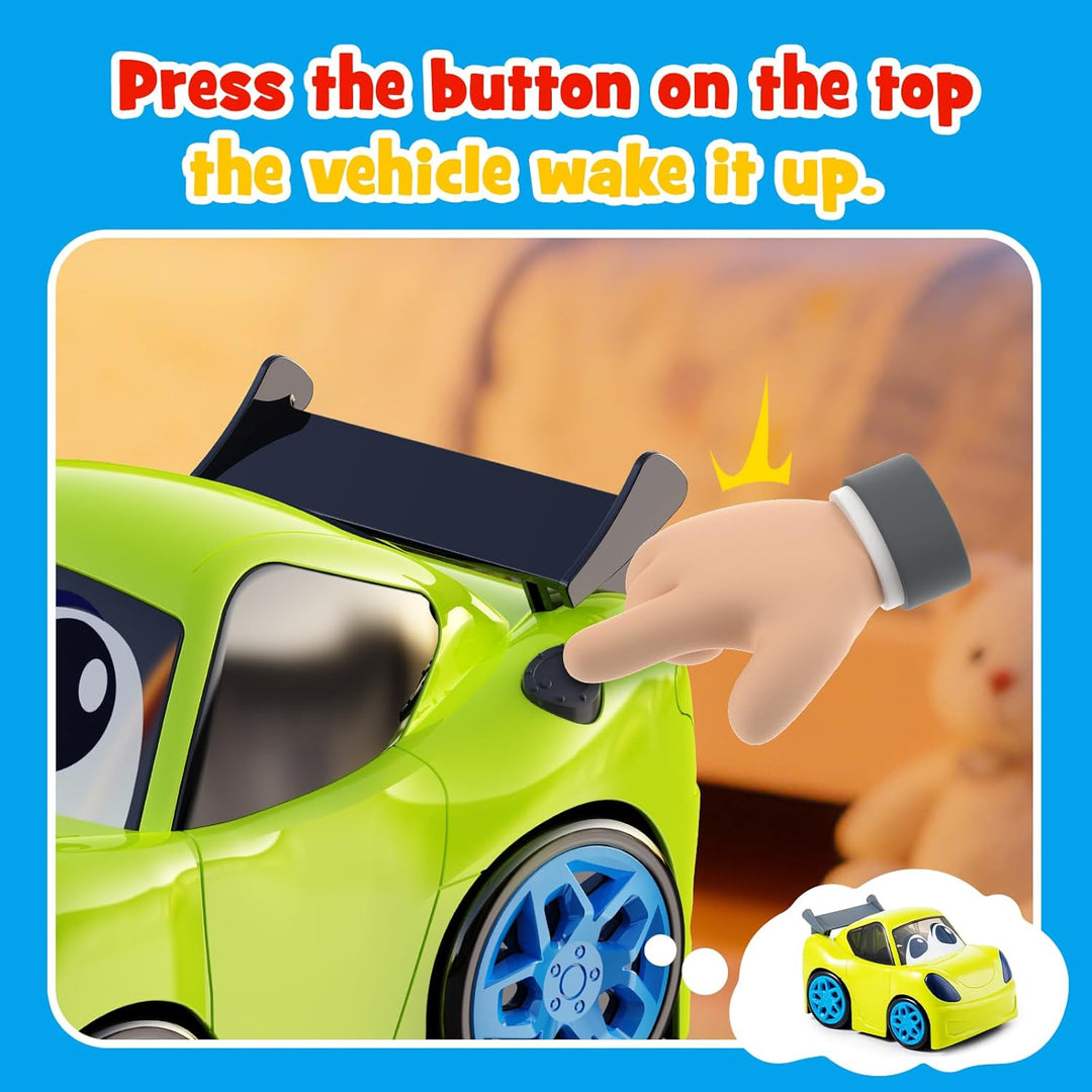 AEROQUEST Coche de control remoto para niños pequeños con luces edu...