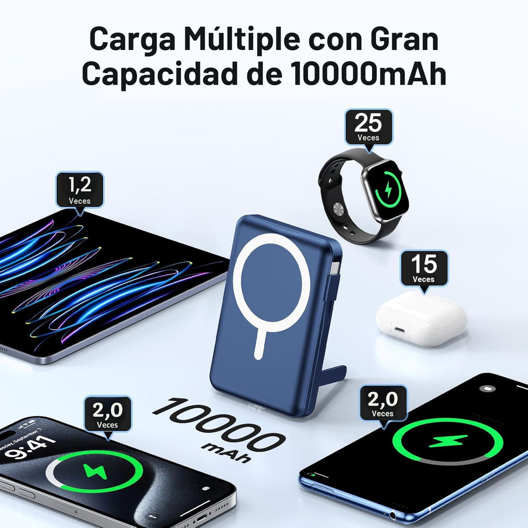 Vexnara para Magsafe - Batería externa de 10000 mAh para iPhone con...