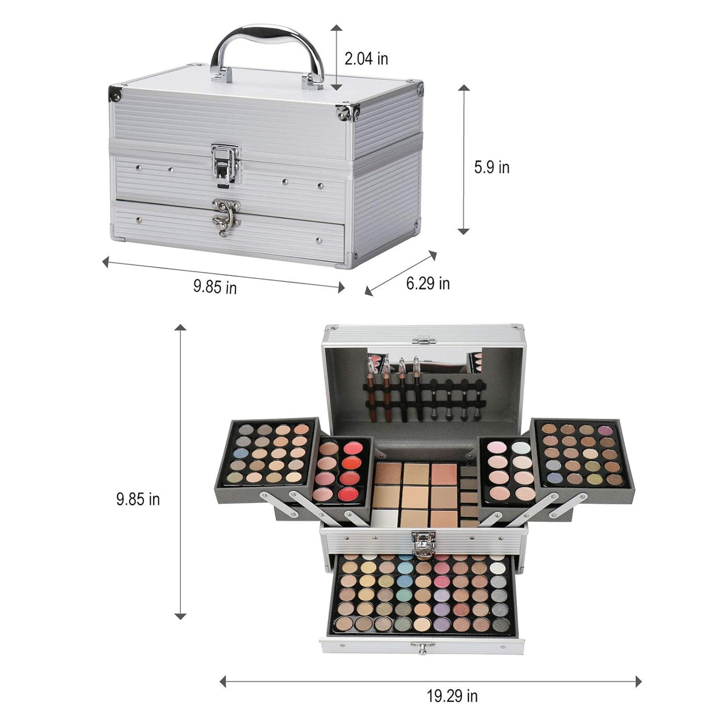 Joyeee Juego de regalo de maquillaje todo en uno, kit completo de m...