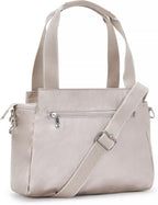 Kipling Elysia Bolso bandolera convertible sólido, Brillo metálico.