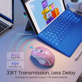 HOTWEEMS D-09 - Ratón inalámbrico para laptop, ergonómico Plus, mou...
