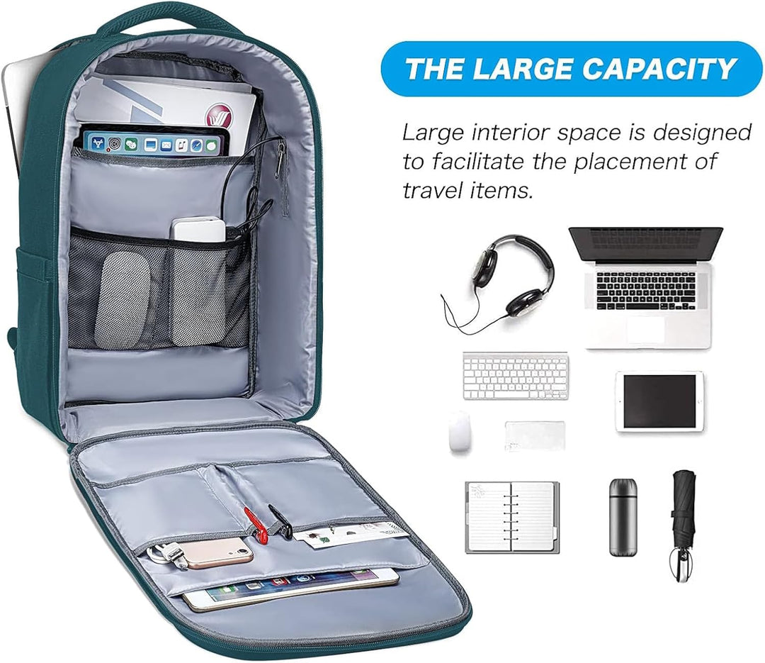 MOSISO Mochila para laptop de 15.6 a 16 pulgadas y 35L con puerto d...