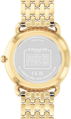 Reloj Coach Elliot para mujer, cuarzo 2H - Brazalete de acero inoxidable - Resistente al agua hasta 3 ATM/30 metros - Moda premium - Diseño minimalista clásico para uso diario - 28mm